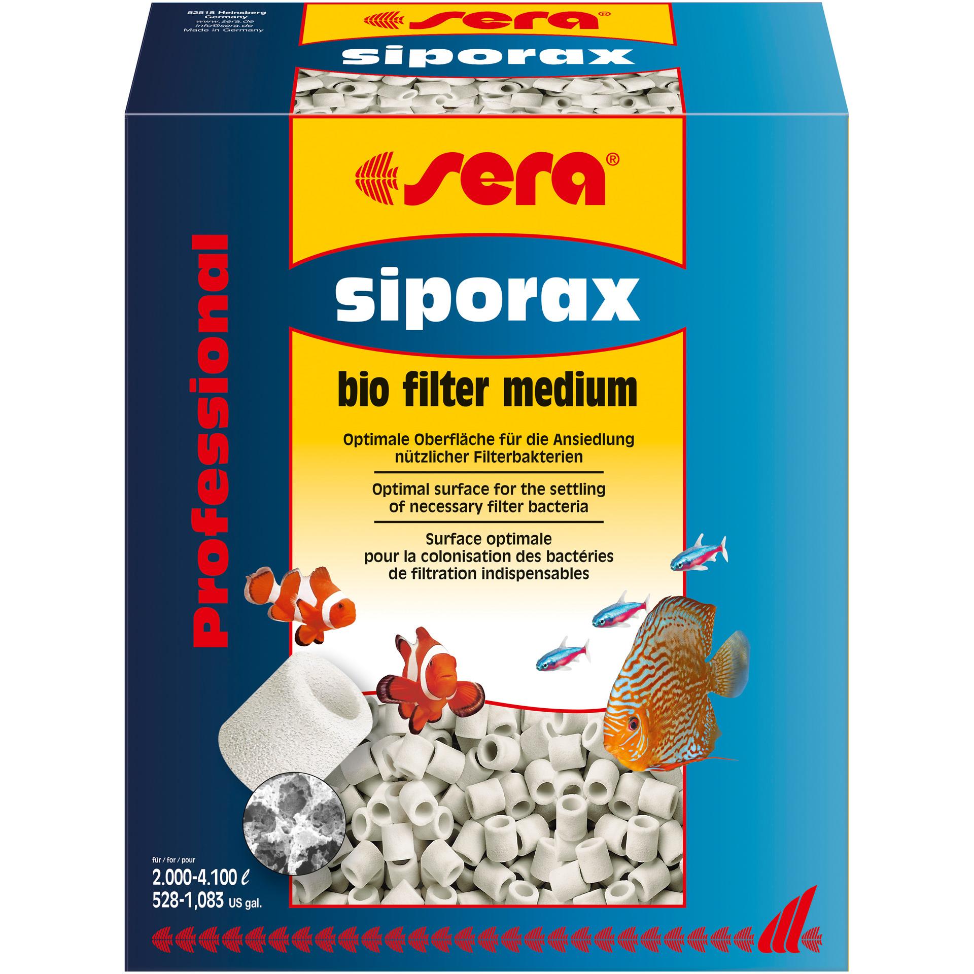 Sera Siporax Professional (Filtri Di Gocciolamento, Filtri Esterni, Filtri Interni, Acqua Dolce, Acqua Salata), Filtro Per Acquario