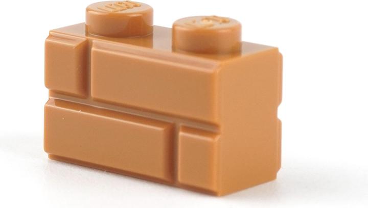 Produktbild LEGO 1x2 Mauersteine Nougat - 100 Stück - Nougat bricks 98283 (98283, LEGO Zubehör)