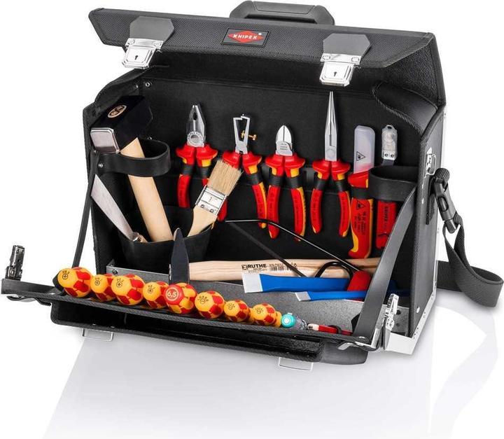Actual product image Knipex 00 21 03 LS VDE Tool bag (24 pieces)