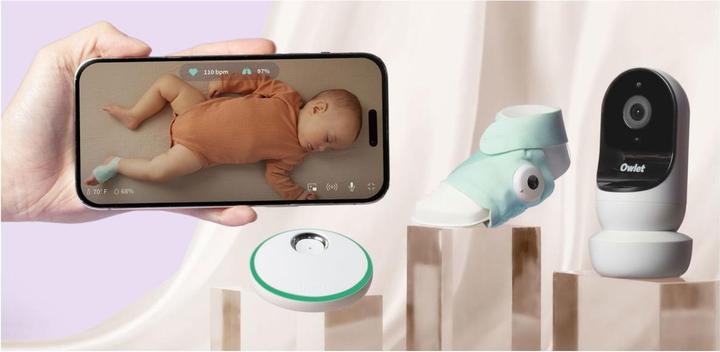 Actual product image Owlet Dream Sock + Cam (Video & Audio, 50 m)