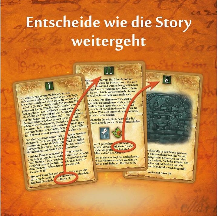 Actual product image Kosmos FKS698973 - Andor: StoryQuest - Dunkle Pfade, card game, for 1+ players, ages 12+ (DE edition) (German)