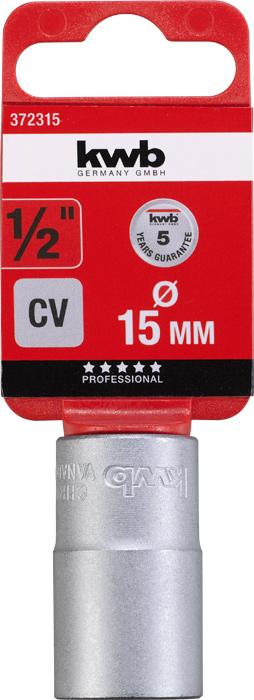 Actual product image kwb 372315 Socket 15 mm 1/2" (15 mm)