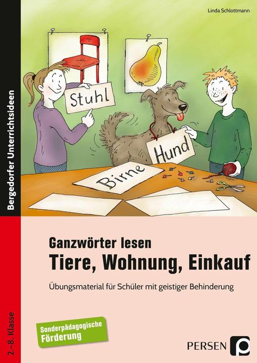Produktbild Ganzwörter lesen: Tiere, Wohnung, Einkauf (Deutsch, Linda Schlottmann, 2013)