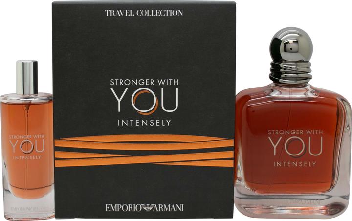 Actual product image Giorgio Armani Stronger with You Intense Eau de Parfum 100ml + Eau de Parfum 15ml (Eau de parfum, 115 ml)