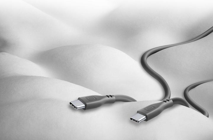 Image du produit Cellularline Soft cable 120 cm - USB-C to USB-C (1.20 m, USB 3.2 Gen 1)