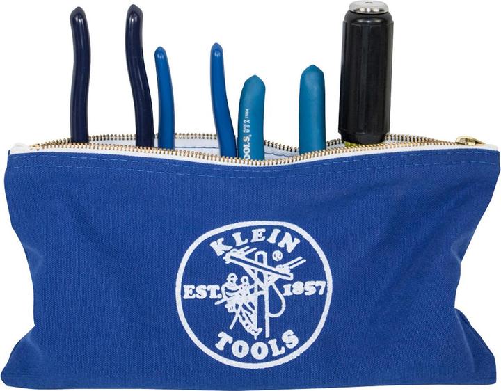 Actual product image Klein Tools Zippered pockets 4Pack for tools