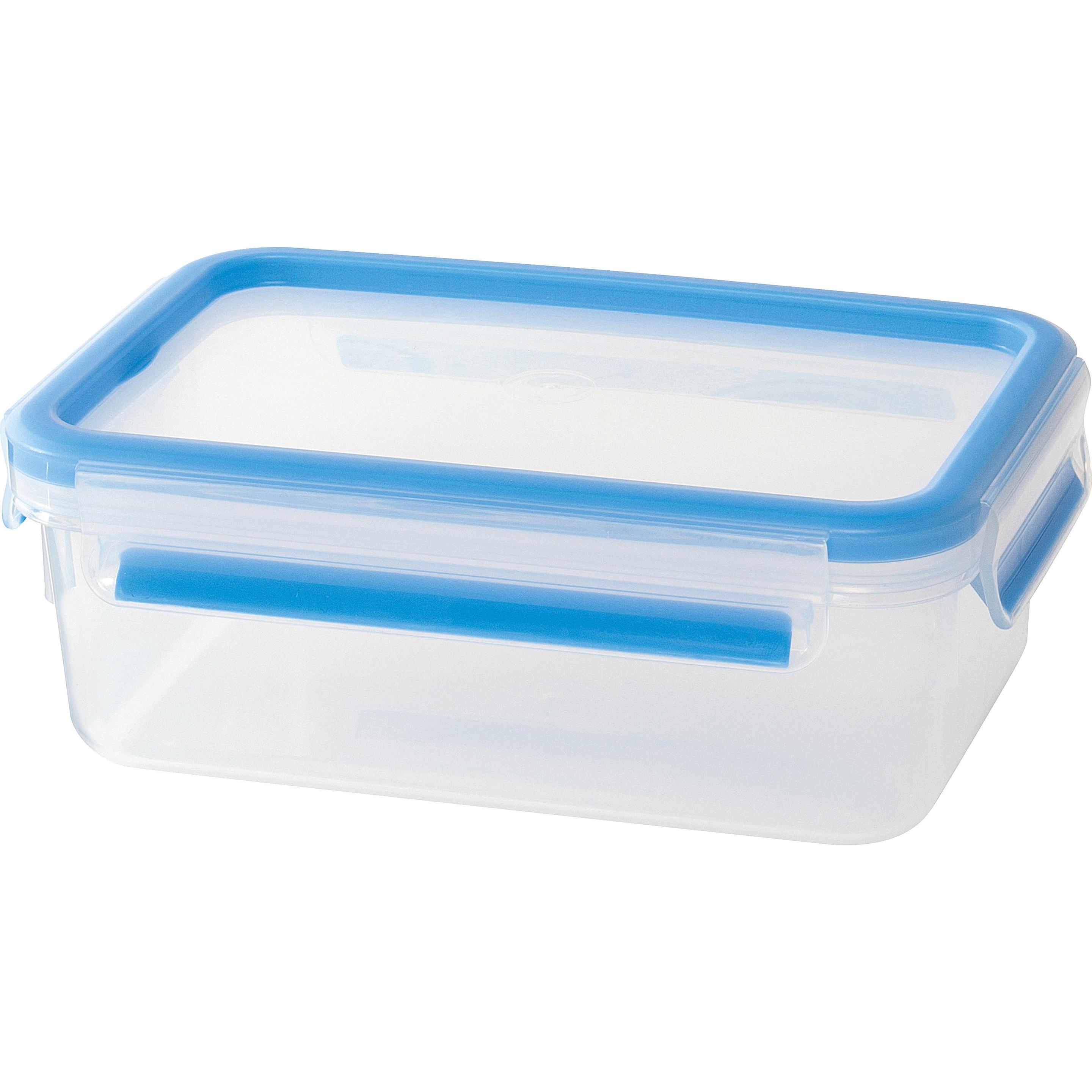Emsa Clip & Close, Vorratsbehälter, Blau, Transparent