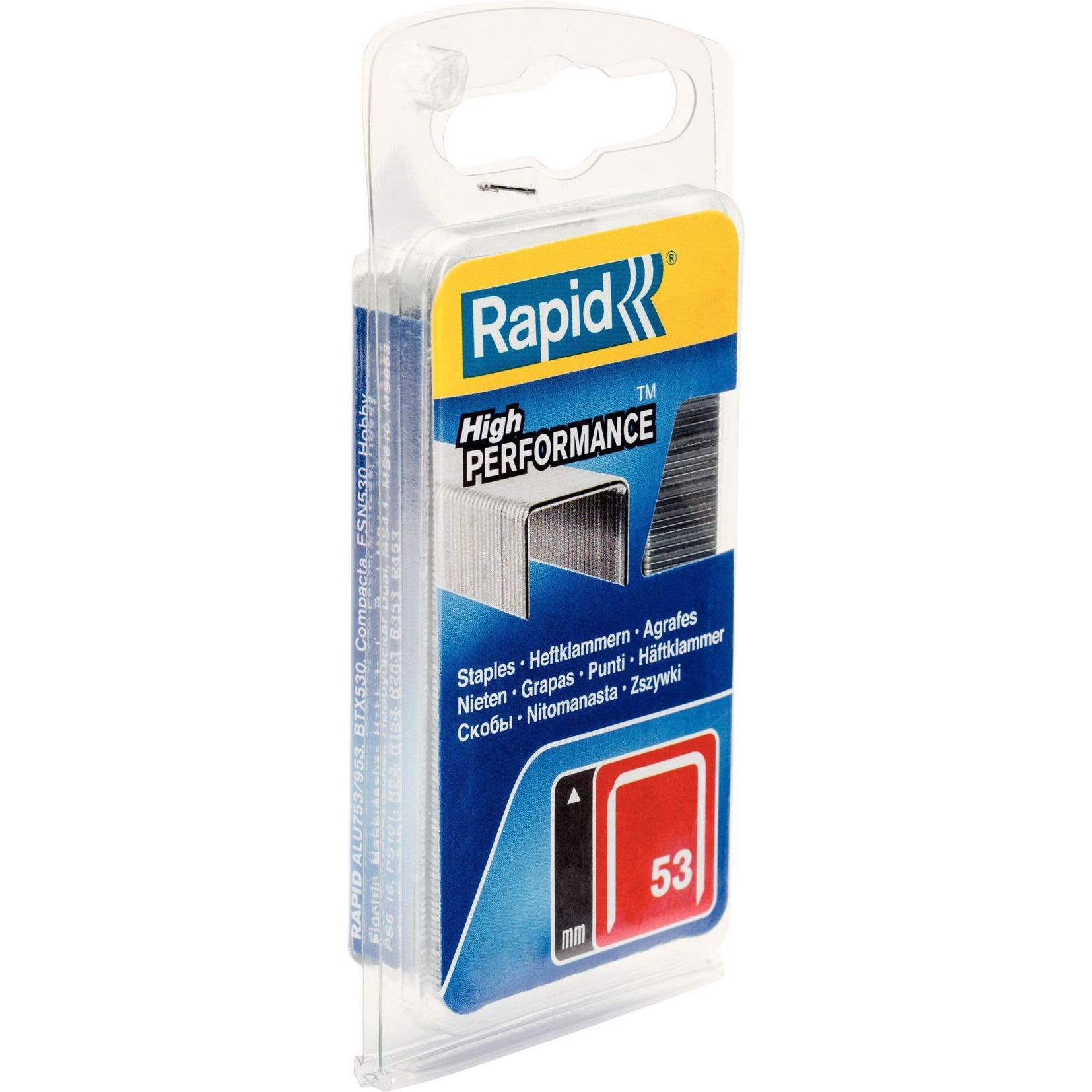 Rapid, Büroklammer, Typ 53 Feindrahtklammer 6 mm (1080 x)