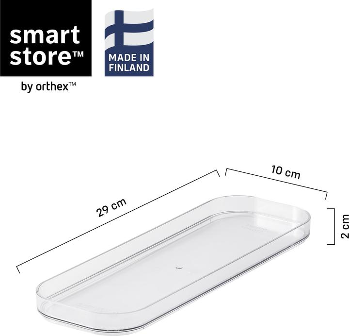 Produktbild Smartstore Deckel für Aufbewahrungsbox COMPACT CLEAR SLIM transparent, Masse: (B)286 x (T)96 x (H)23 mm, Materi (9.80 cm, 0.51 l)