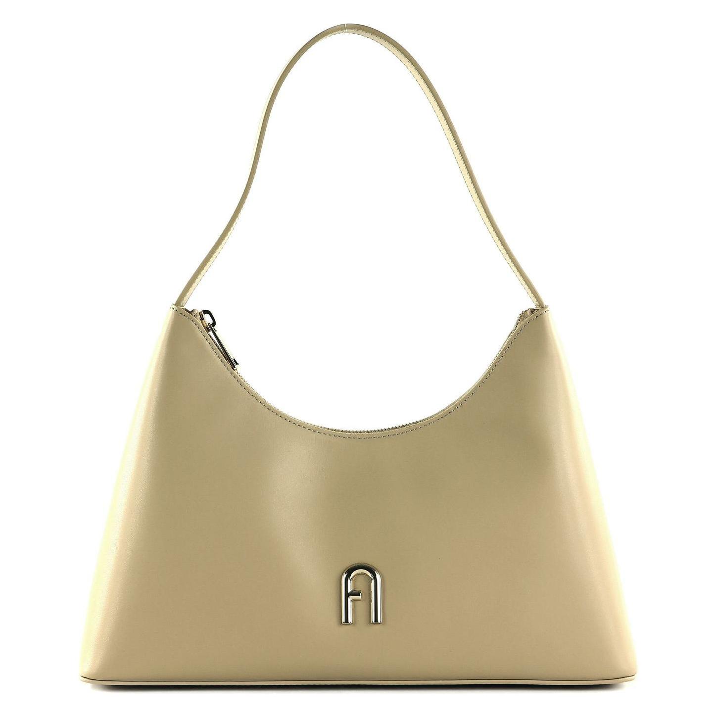 Furla, Damen, Handtasche, Diamante Shoulder Bag, Beige