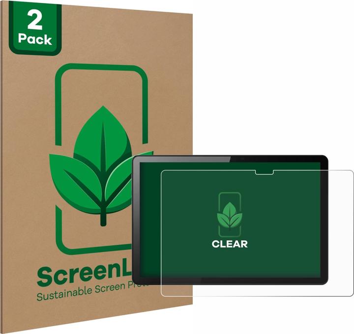 ScreenLeaf Protective film sustainable screen protector screen protector film clear transparent (2 pcs., Lenovo Tab M10 (3rd gen))