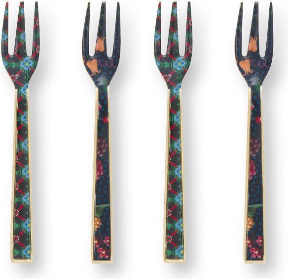 PIP Studio Forchette da torta Berry Blues 14,5 cm Set4 (4 pz.)