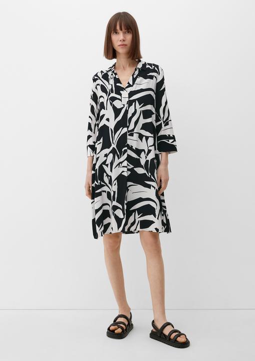 Produktbild S.Oliver Kleid Viskosekleid mit Crêpestruktur (36)