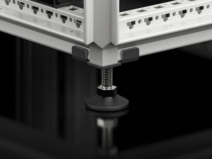 Actual product image Rittal VX IT leveling feet with internal adjustment