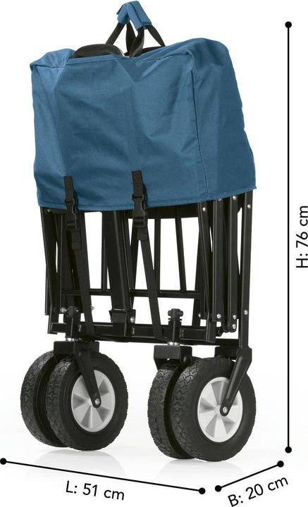 Actual product image Easymaxx Bollerwagen 100 x 50 x 61 cm