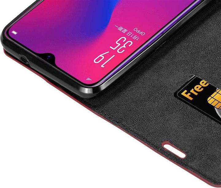 Actual product image Cadorabo Book Invisible Magnet Cover (Oppo R17)