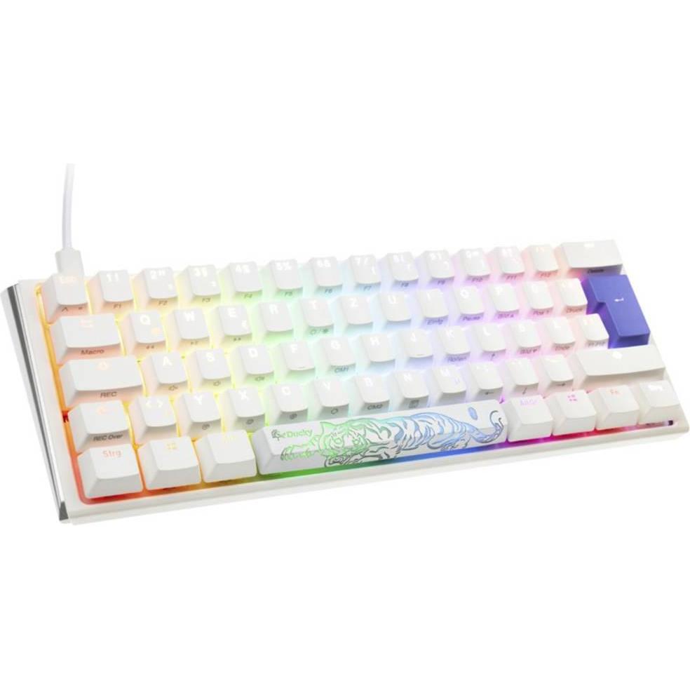 Ducky One 3 Classic Mini (DE, Kabelgebunden), Tastatur, Weiss
