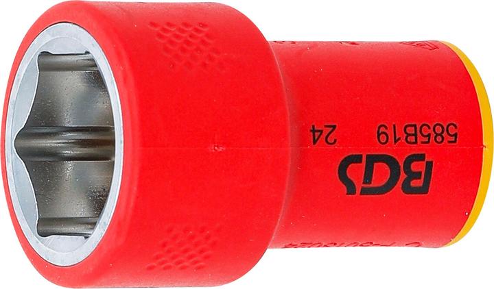 Immagine prodotto BGS VDE-Steckschlüssel-Einsatz Sechskant | Antrieb Innenvierkant 10 mm (3/8") | SW 19 mm (19 mm)