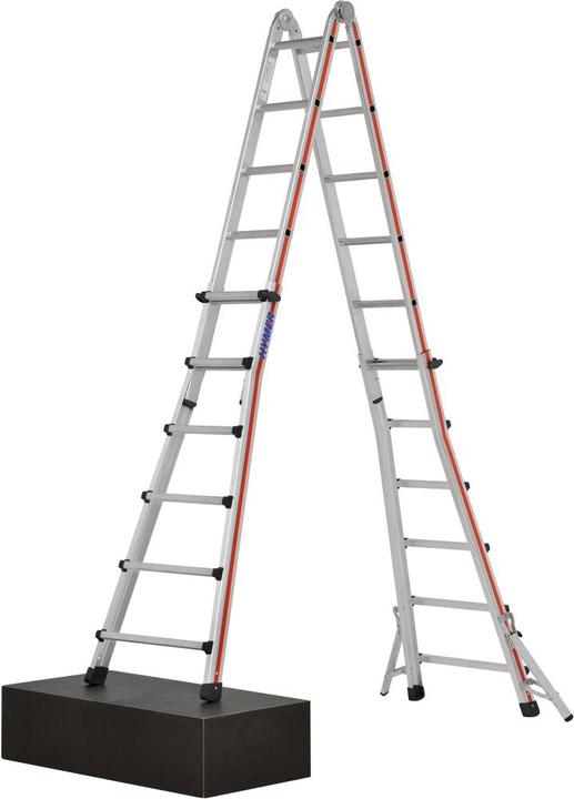 Produktbild kaiserkraft Teleskopleiter (Anlegeleiter, 346 cm)