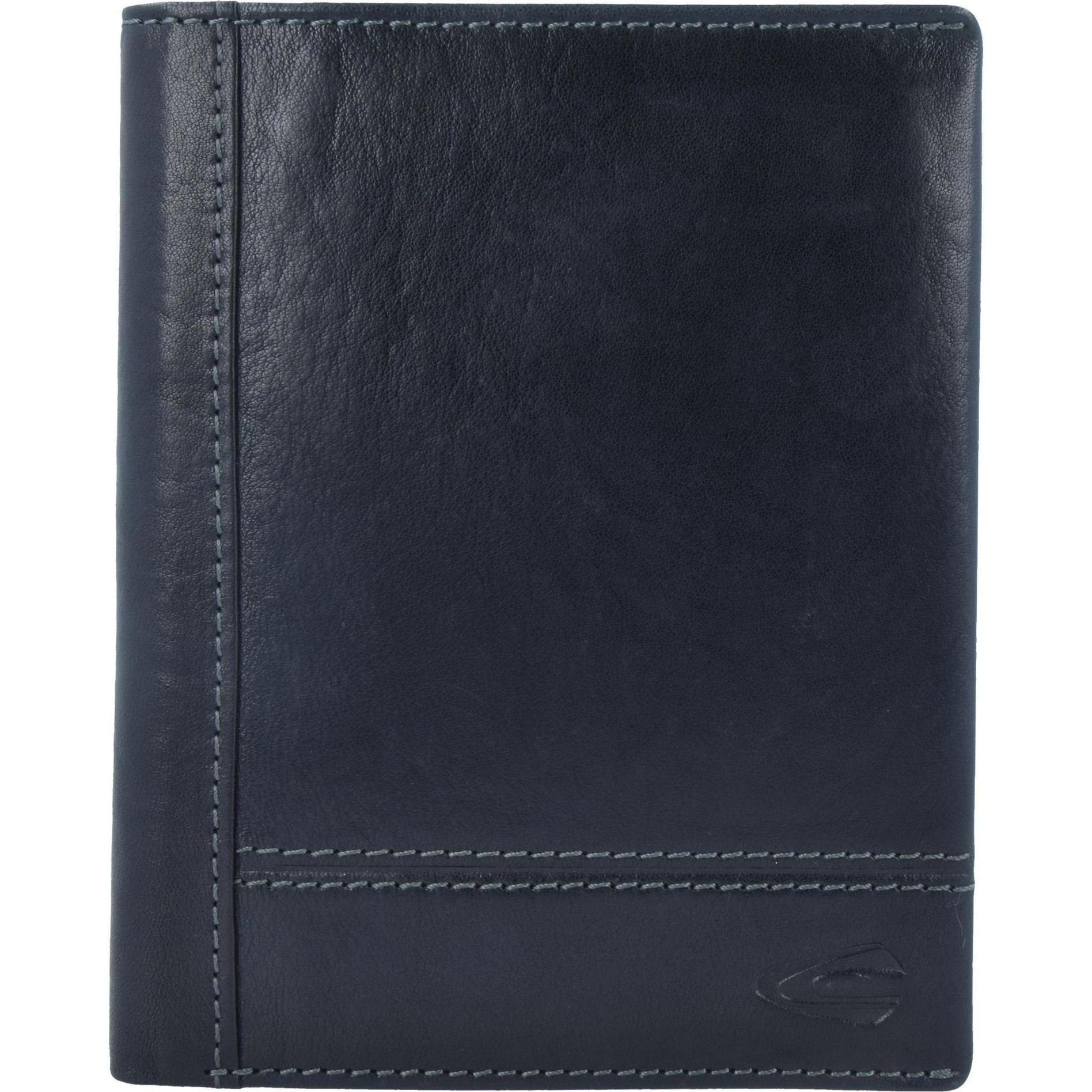 Camel Active, Herren, Portemonnaie, Tokyo Geldbörse RFID Schutz Leder 10 cm, Schwarz