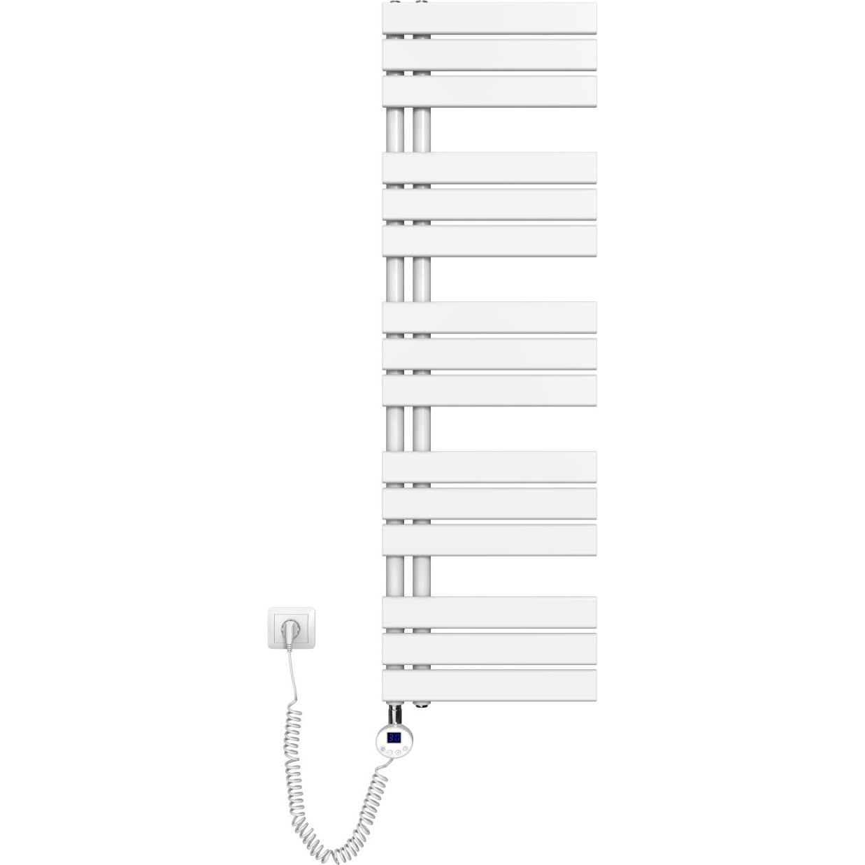 Thumbnail - Emke Elektrischer Handtuchwärmer mit Heizstab und Timer, Weiss 1041x400mm 400W, Heizkörper, Weiss