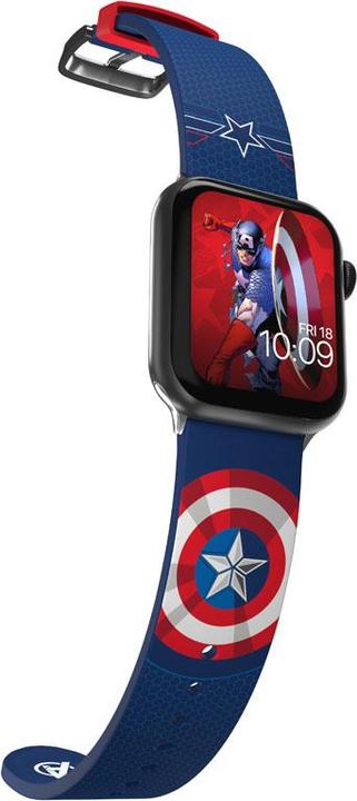 Actual product image Moby Fox Marvel bracelet pour smartwatch Insignia Collection: Captain America (Silicone)