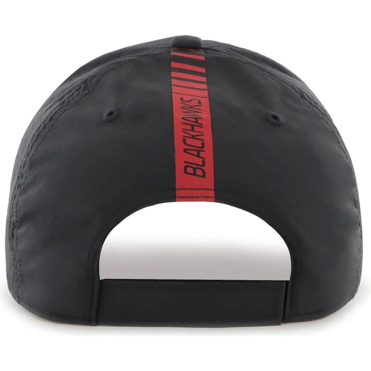 Thumbnail - 47 Brand, Herren, Cap, Relaxedfit Ripstop Line Chicago Blackhawks, Schwarz