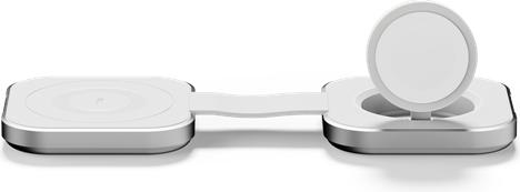 Produktbild LINQ Connects mit Powerbank 10000mAh Foldable Wireless Charger 2in1 Charcoal White