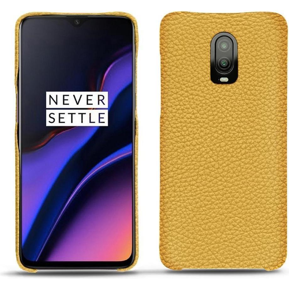 Noreve Lederschutzhülle (OnePlus 6T), Smartphone Hülle, Orange