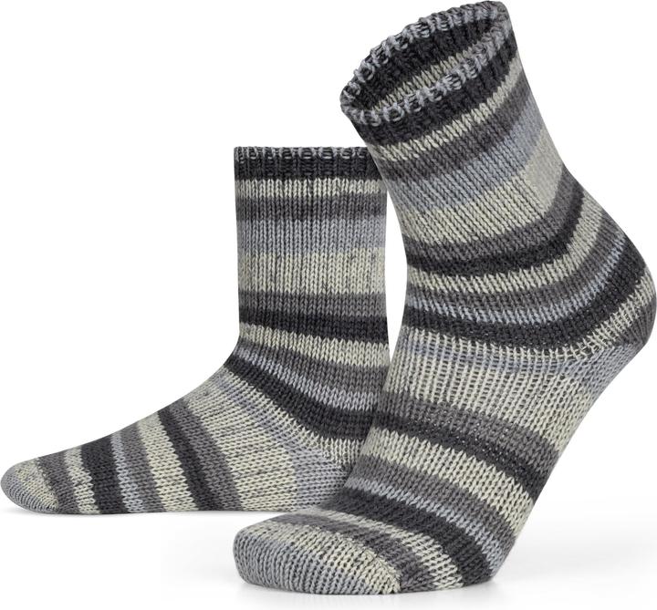 Actual product image Normani 2 Paar Gestrickte Wollsocken Bunt-geringelt (pack of 2, 35 - 38)