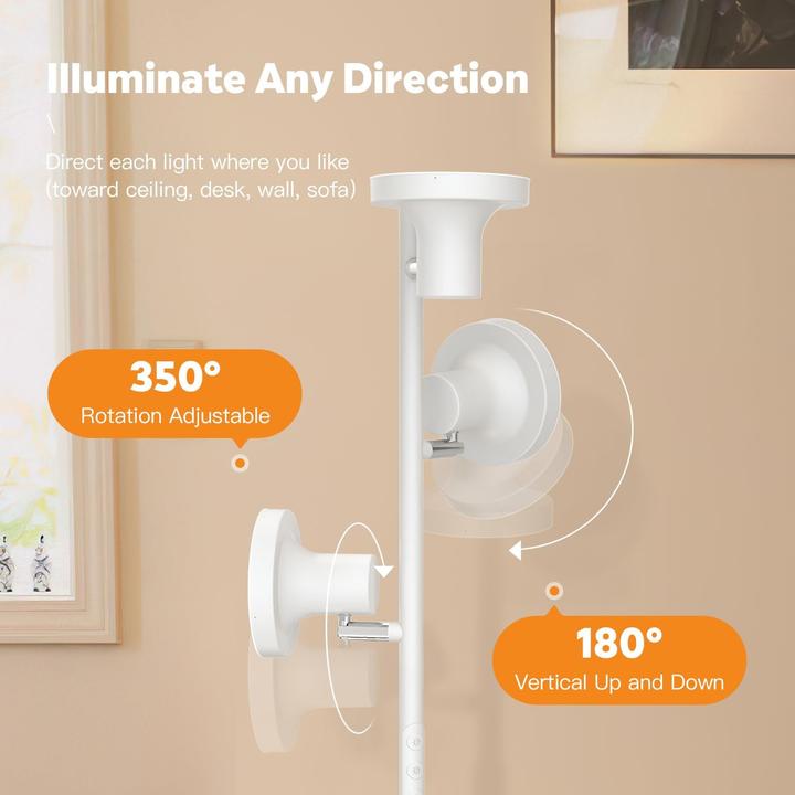 Produktbild LS LED Stehlampe Tres-Flex Weiss (2500 lm)