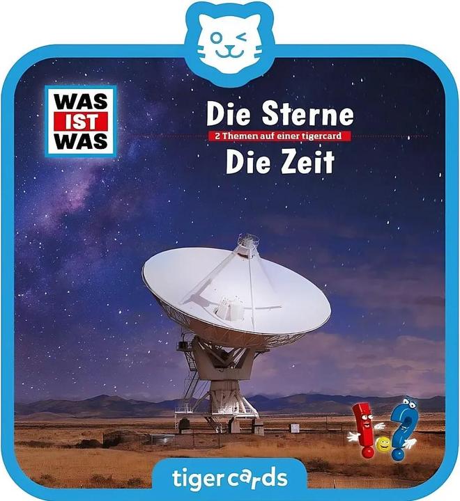 Produktbild Tigermedia Tigercard- Was ist was: Die Sterne/ Die Zeit (Deutsch)