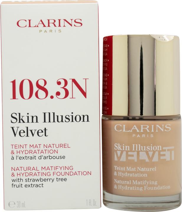 Produktbild Clarins Skin Illusion Velvet Nr.108.3N Organza (Camel)