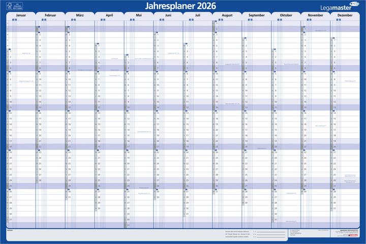 Actual product image Legamaster Annual planner