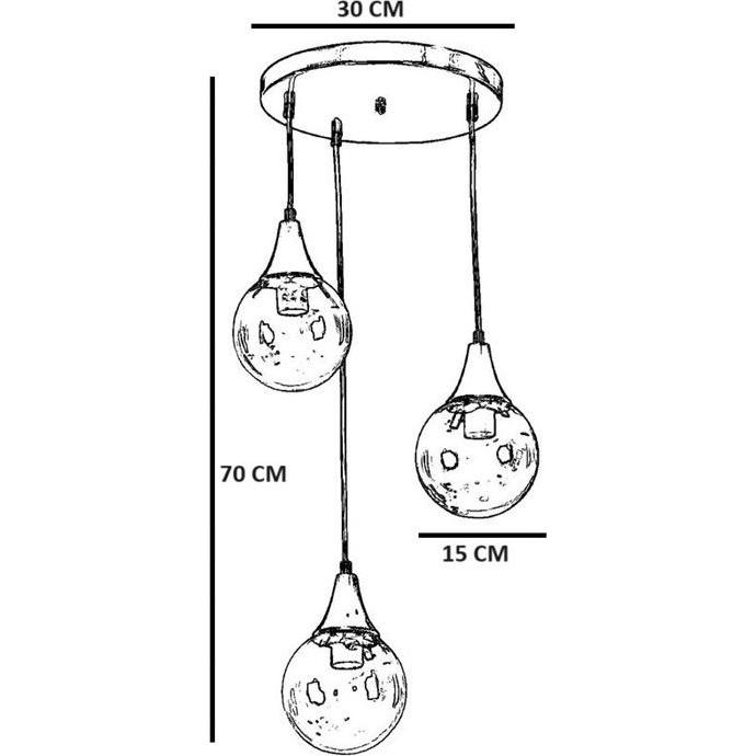 Thumbnail - Opviq, Pendelleuchte, Afra (E27)