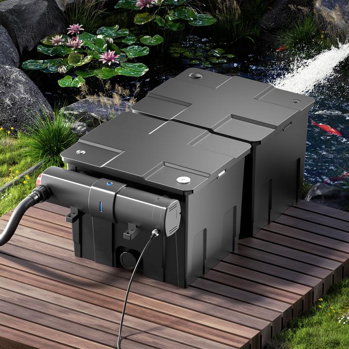 Produktbild SunSun Set : 60000l Bio Teichfilter 24W UVC Teichklärer