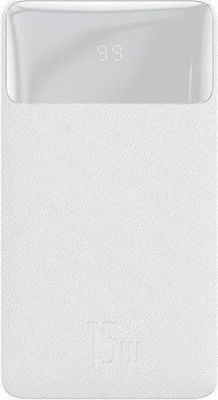 Actual product image Baseus Powerbank Bipow 10000mAh, 15W (white) (10000 mAh, 15 W, 37 Wh)