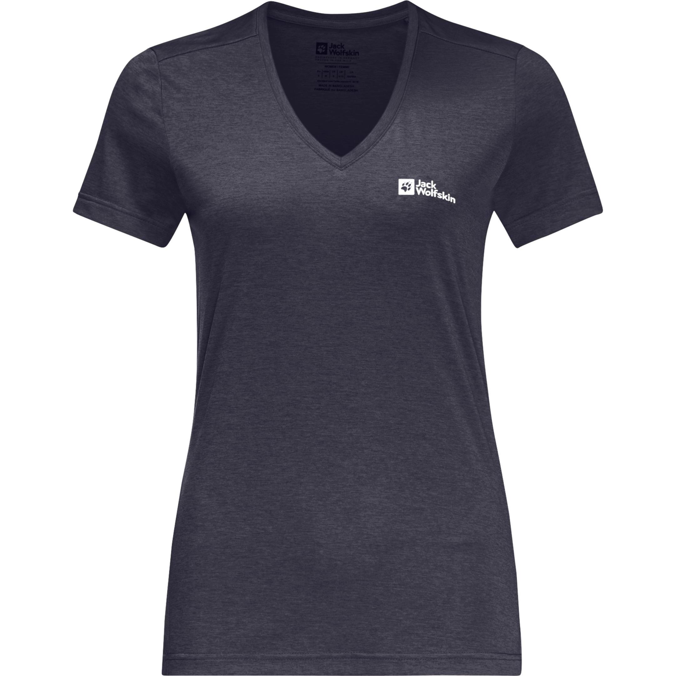 Thumbnail - Jack Wolfskin, Damen, Sportshirt, Crosstrail T Women (S), Grau, S