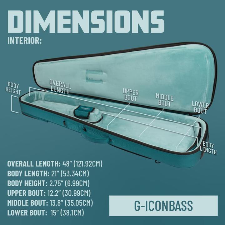 Produktbild Gator G-ICONBASS ICON Series Bag for Bass Guitars