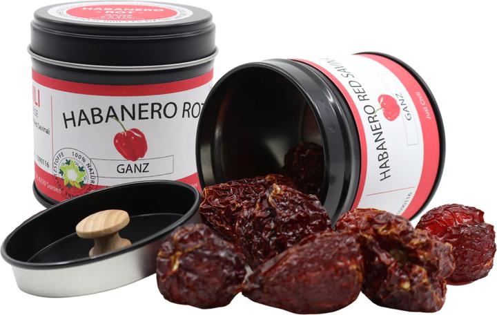 Immagine prodotto Justchili Habanero rosso intero (9 g)