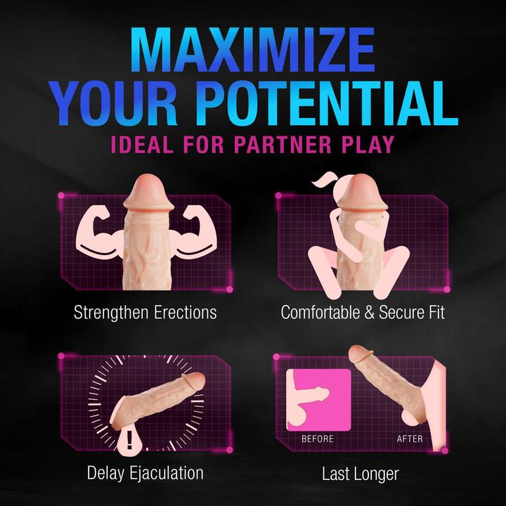 Productafbeelding Blush performance plus intrepid 2 inch silicone penis xtender beige