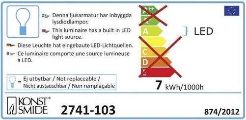 Energie-Label Konstsmide Eisregen (3 m)