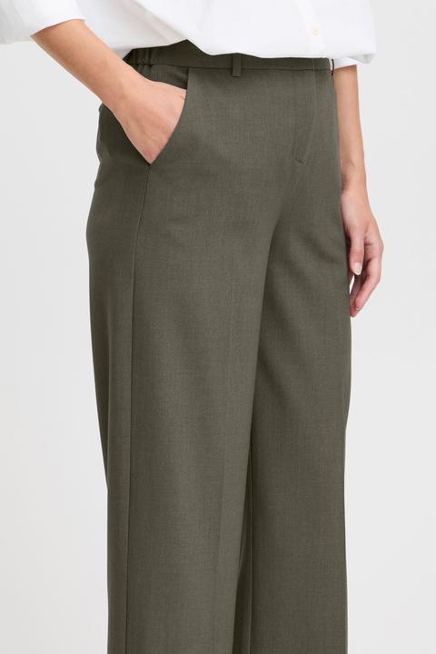 Actual product image B.young BYDANTA WIDE LEG PANTS 2 CROPPED 20815027 (44)