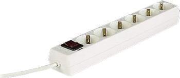 Actual product image Hama Distribution Panel 6-Way 45° with Switch (6x, 1.40 m)