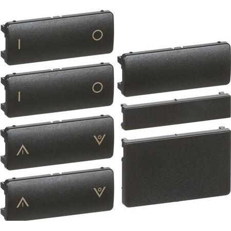 LK, Zubehör Schalterprogramm, FUGA Schlüsselsatz für 4 SL-Batteriedruck- und Kombigeräte 1modul KG