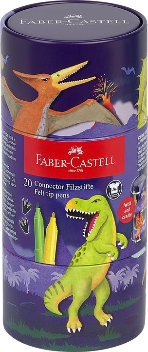 Productafbeelding Faber-Castell Vezelpen etui 20st Connector assorti. (20x)