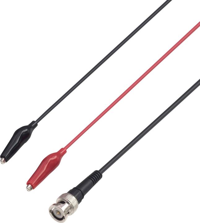 Actual product image Voltcraft BNC test lead with crocodile clips