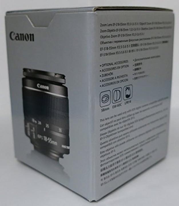 Actual product image Canon EF-S 18-55mm f/3.5-5.6 IS II (Canon EF-S, APS-C / DX)