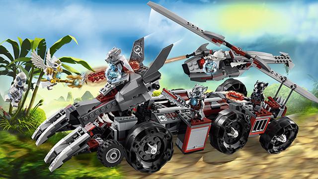 Produktbild LEGO Legends of Chima Worriz' Grosser Wolfstruck (70009)