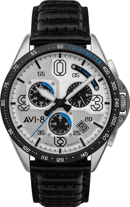Image du produit AVI-8 AV-4077-01 P-51 Mustang Chronographe 43mm 5ATM (Montre analogique, 43 mm)